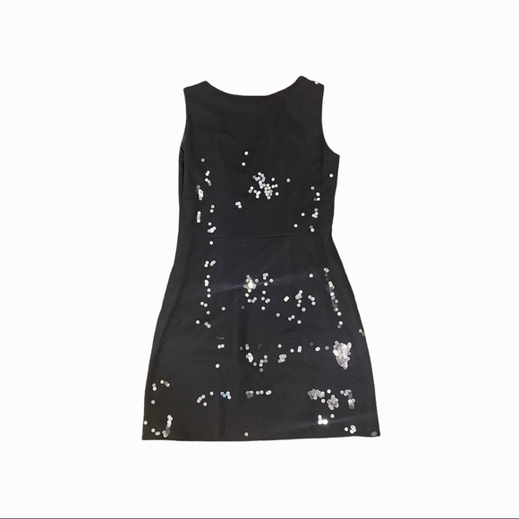 Moschino Vintage Sequin Mesh Overlay Dress - Picture 2 of 4